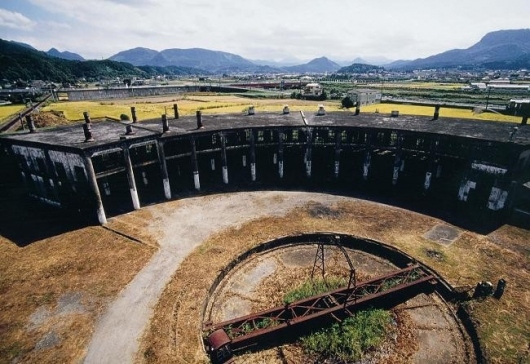 旧豊後森機関庫